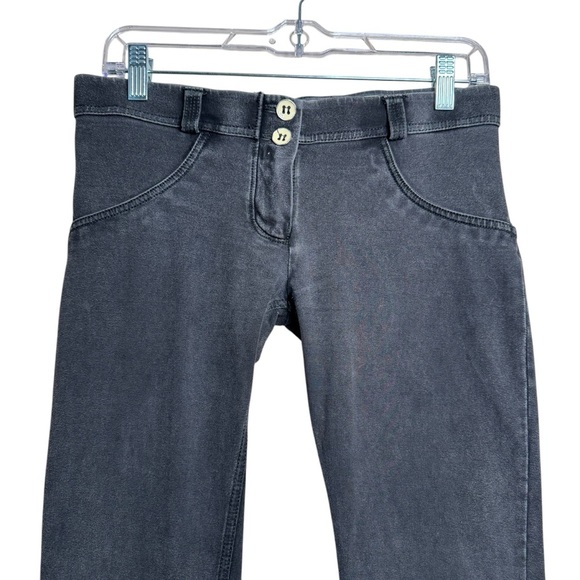 Freddy WR.UP black Gray Shaping Effect WRUP1LJ1E Low Waist Skinny Size S B23 - Picture 3 of 13